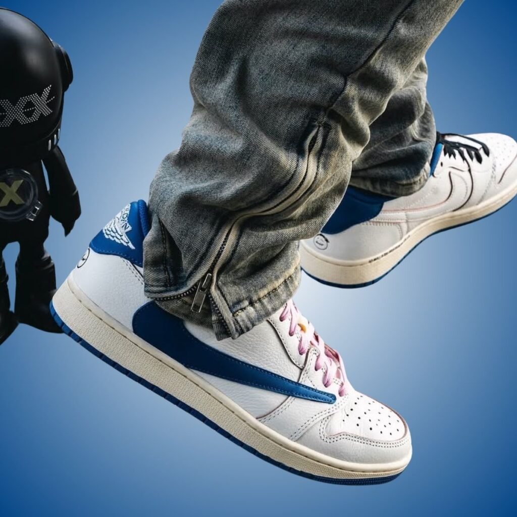 Travis Scott x Fragment x Air Jordan 1 Low OG DM7866-104 Release Date, Price & Where to Buy 2025 10 Travis Scott Fragment Air Jordan 1 Low OG DM7866-104 On-Feet