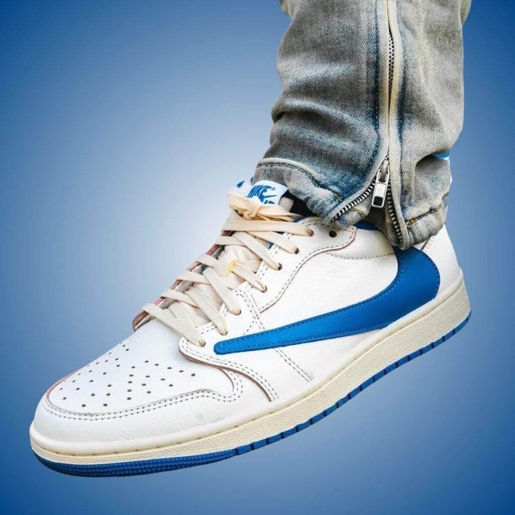Travis Scott x Fragment x Air Jordan 1 Low OG DM7866-104 Release Date, Price & Where to Buy 2025 12 Travis Scott Fragment Air Jordan 1 Low OG DM7866-104 On-Feet