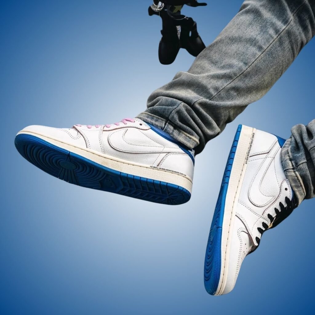 Travis Scott x Fragment x Air Jordan 1 Low OG DM7866-104 Release Date, Price & Where to Buy 2025 16 Travis Scott Fragment Air Jordan 1 Low OG DM7866-104 On-Feet