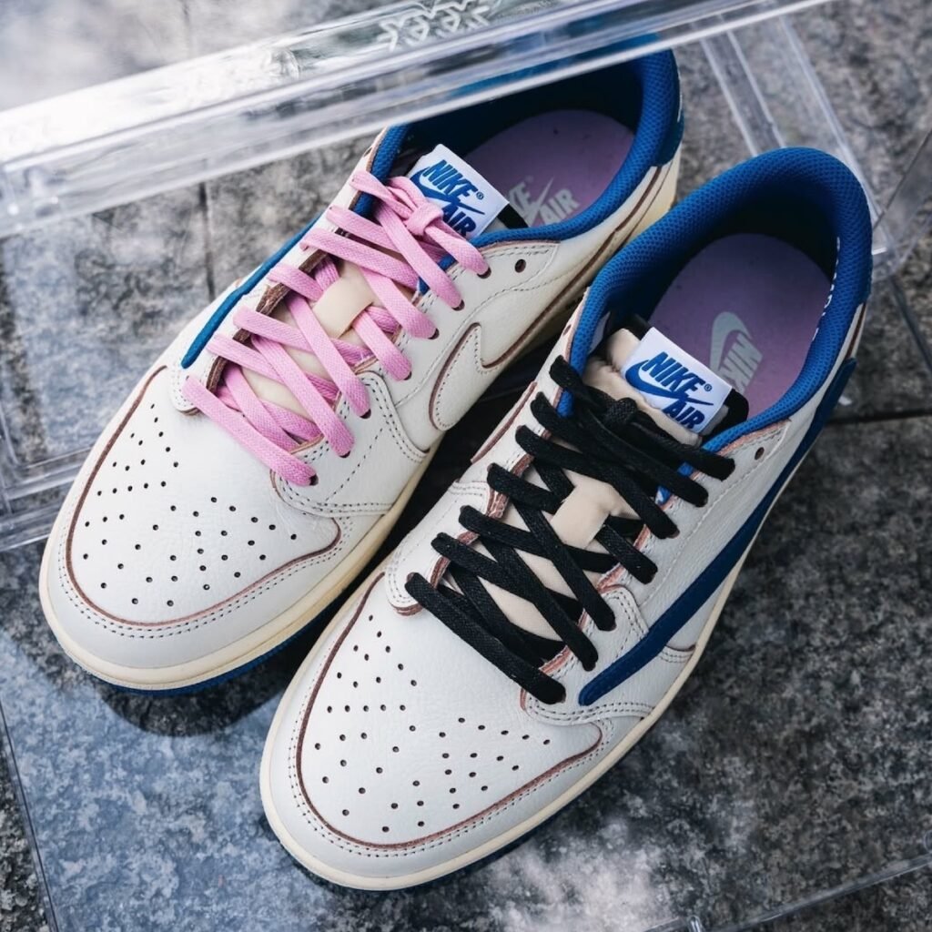 Travis Scott x Fragment x Air Jordan 1 Low OG DM7866-104 Release Date, Price & Where to Buy 2025 22 Travis Scott Fragment Air Jordan 1 Low OG DM7866-104 Release Info