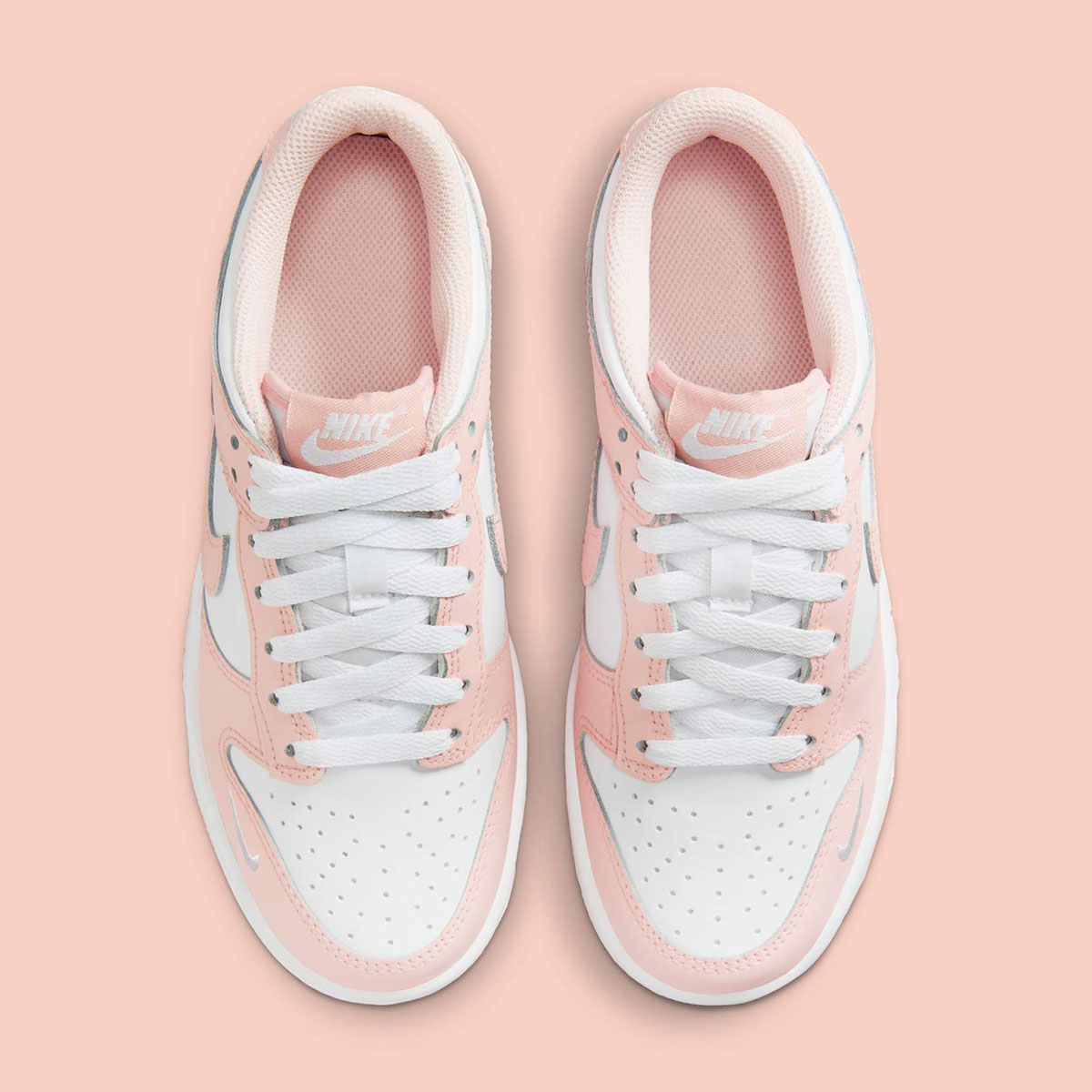 Nike Dunk Low Gs White Washed Coral If6172 100 2