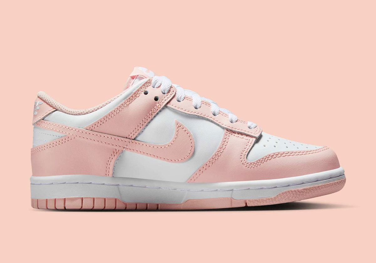 Nike Dunk Low Gs White Washed Coral If6172 100 1