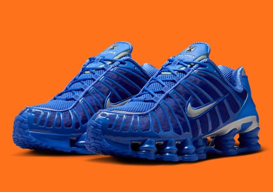 This Nike Shox TL "Hyper Royal" Is Missing Orange Laces