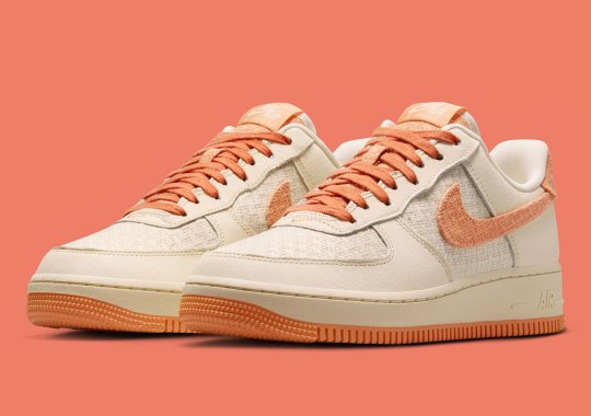 The Nike Air Force 1 Low Shifts Into Jute Fabric For Summer