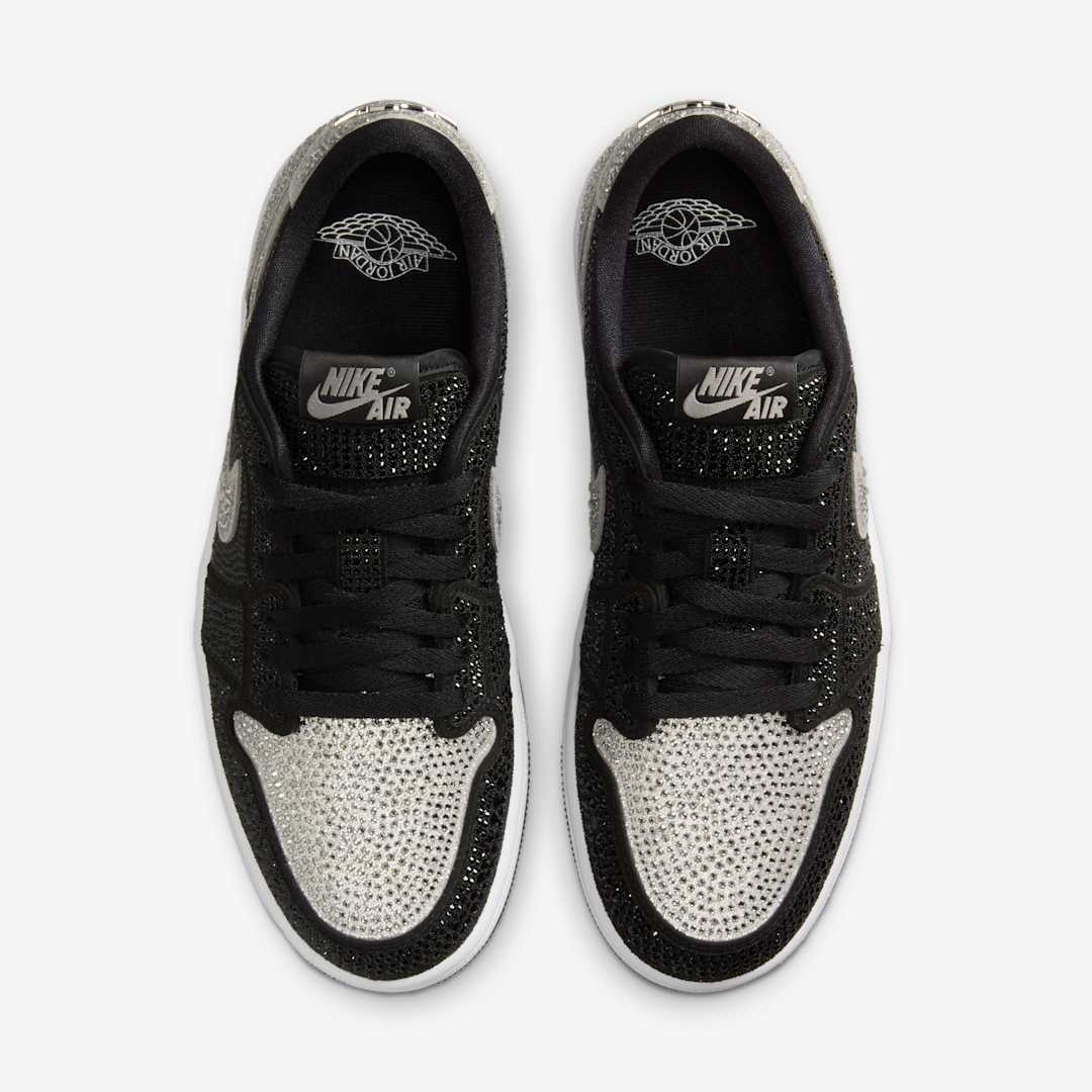 Swarovski x Air Jordan 1 Low OG WMNS "Stealth" HM9208-001 Release Date, Price & Where to Buy 2025 4 Swarovski x Air Jordan 1 Low OG WMNS "Stealth" HM9208-001