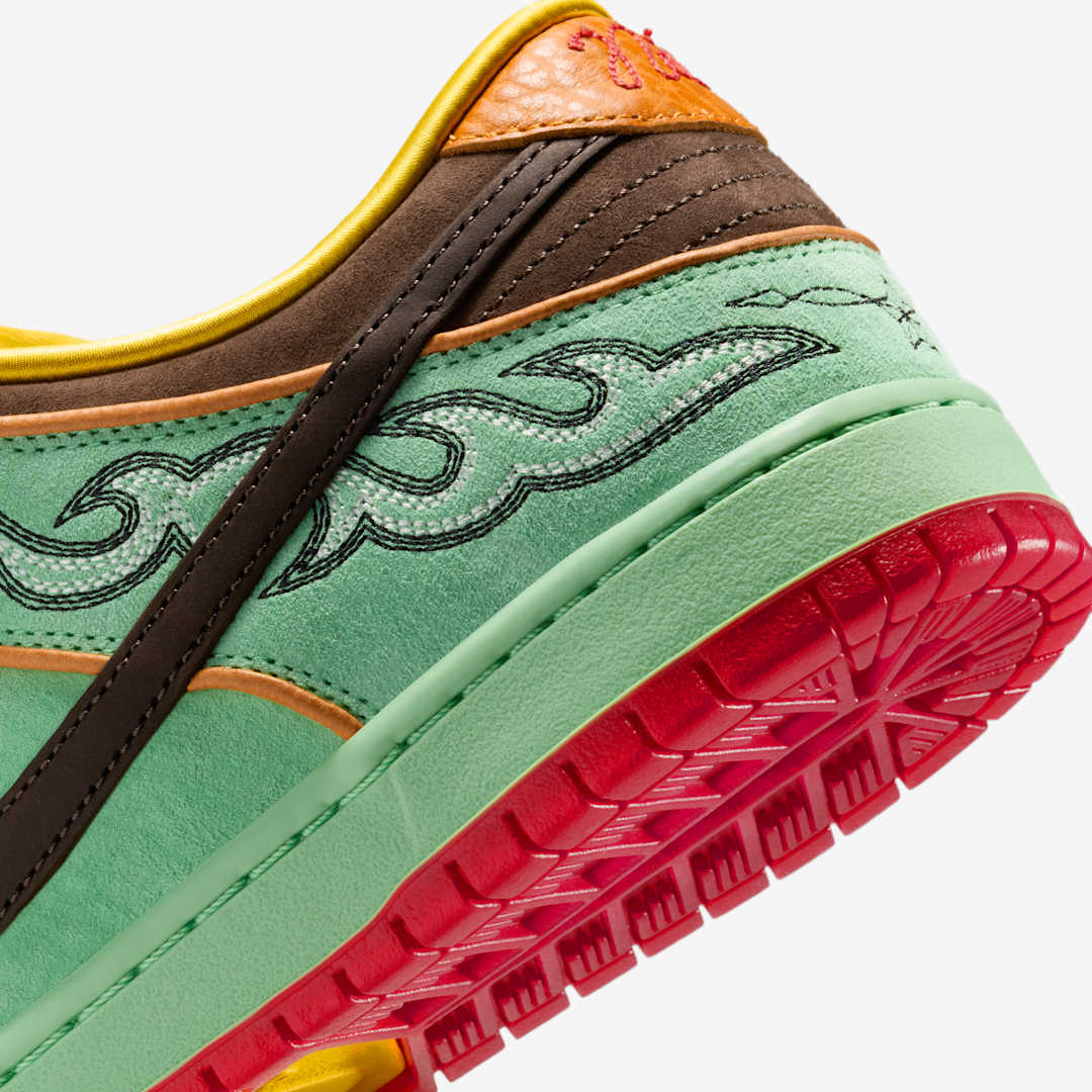 Nike SB Dunk Low "Rodeo" HF3058-300 Release Date, Price & Where to Buy 2025 8 Nike SB Dunk Low "Modern Cowboy" HF3058-300