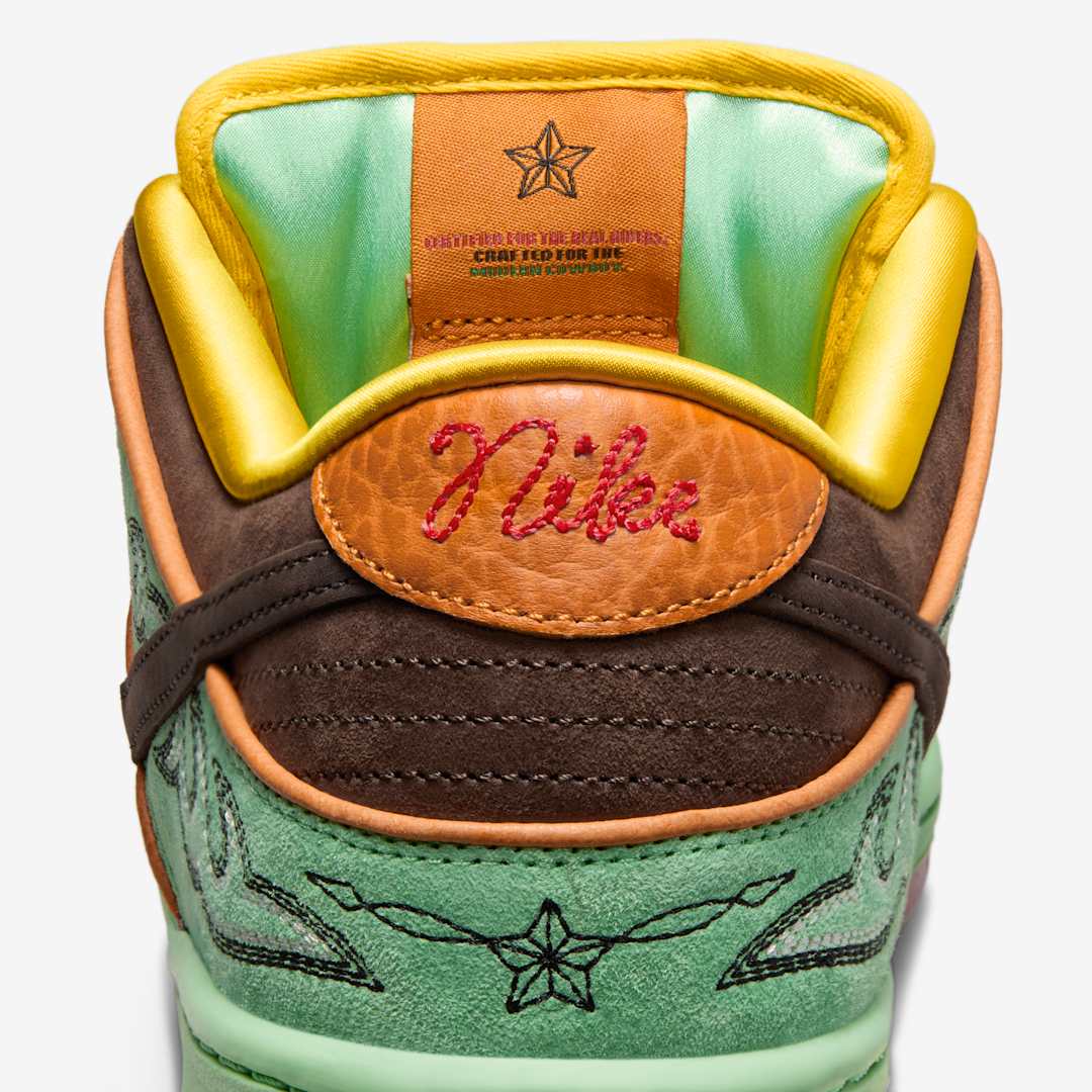 Nike SB Dunk Low "Rodeo" HF3058-300 Release Date, Price & Where to Buy 2025 7 Nike SB Dunk Low "Modern Cowboy" HF3058-300