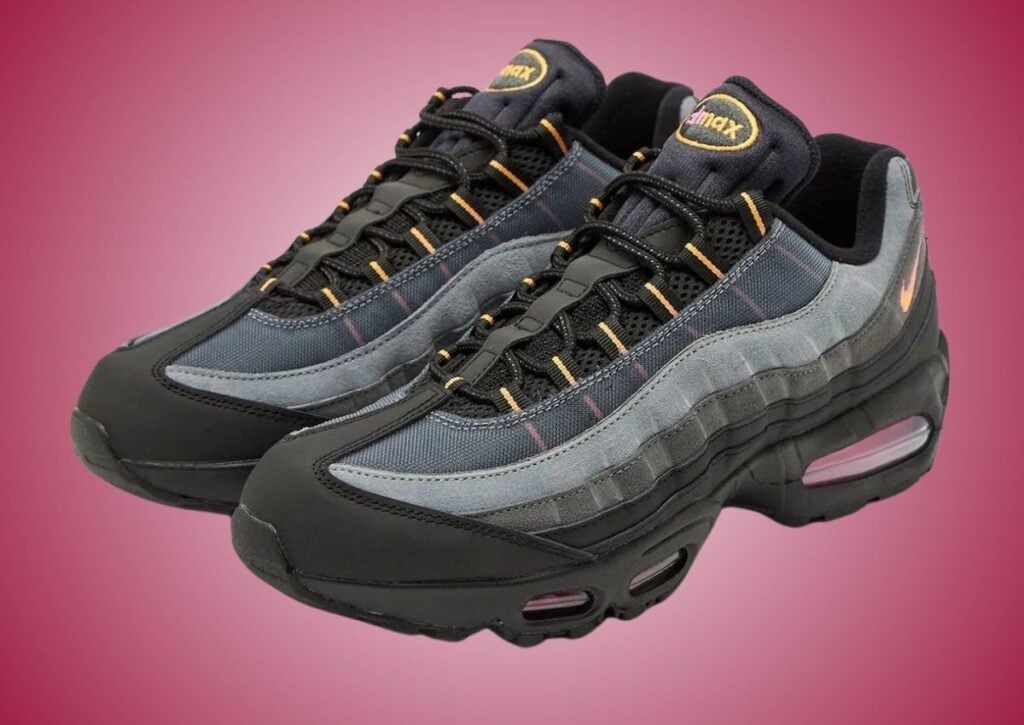 Nike Air Max 95 OG Sundial IB7683-001 Release Date, Price & Where to Buy 2025 3 Nike Air Max 95 OG Black Sundial Playful Pink IB7683-001