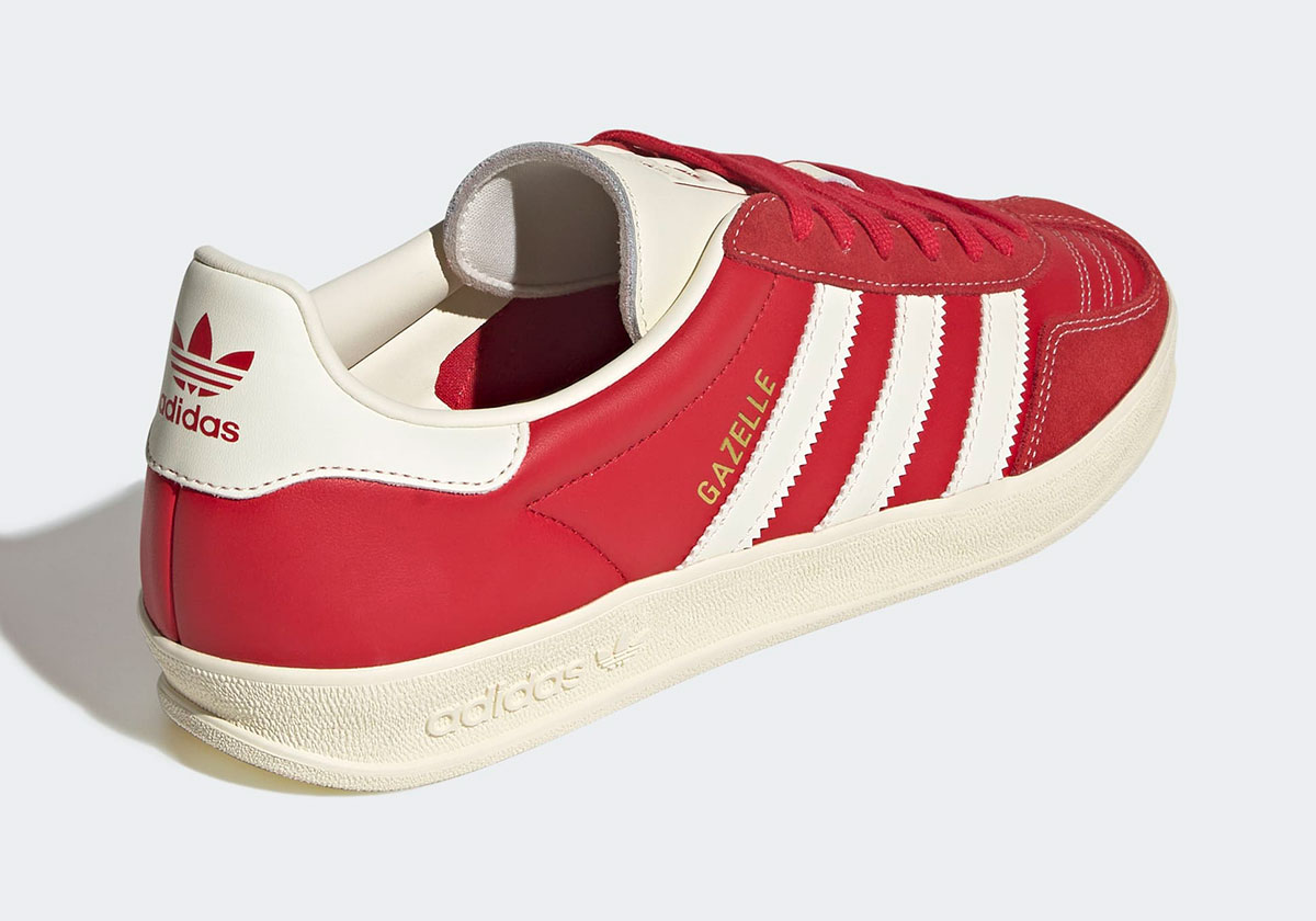 Adidas Gazelle Indoor Boot Scarlet Red Jq8384 6