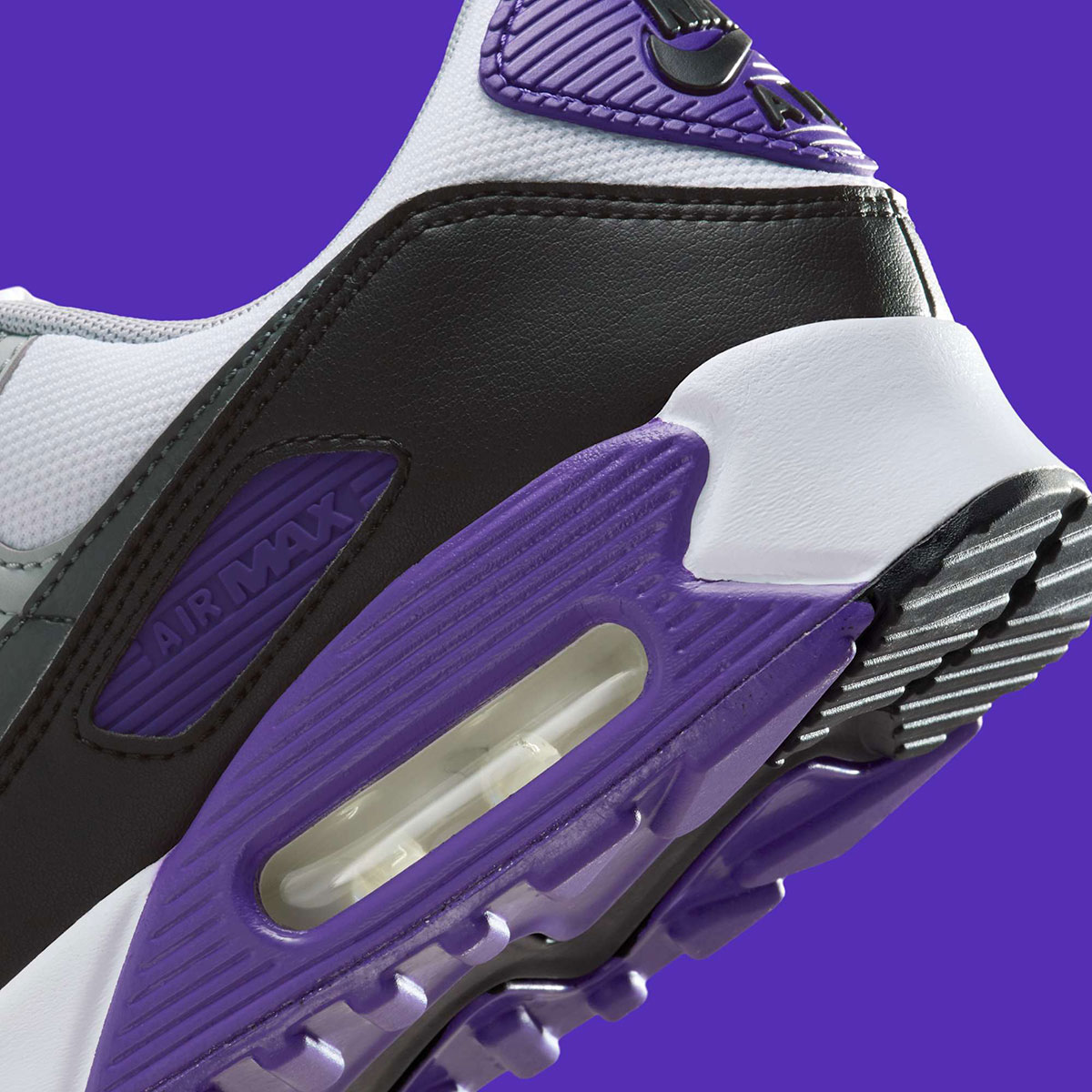 Nike Air Max 90 Neutral Grey White Black Purple Dh8010 110 8