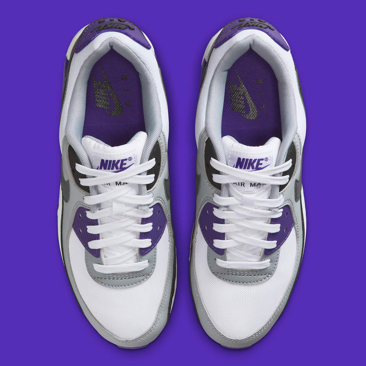 Nike Air Max 90 Neutral Grey White Black Purple Dh8010 110 6