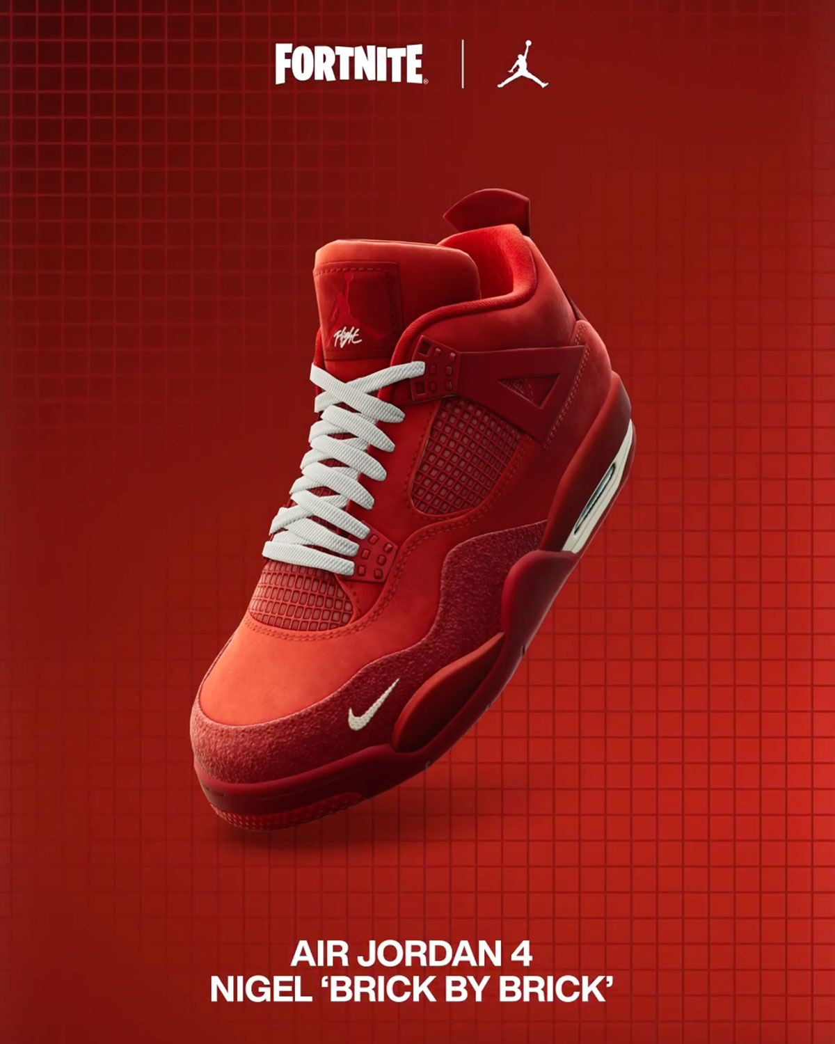 Nigel Sylvester Air Jordan 4 Brick By Brick Fortnite Kicks 2