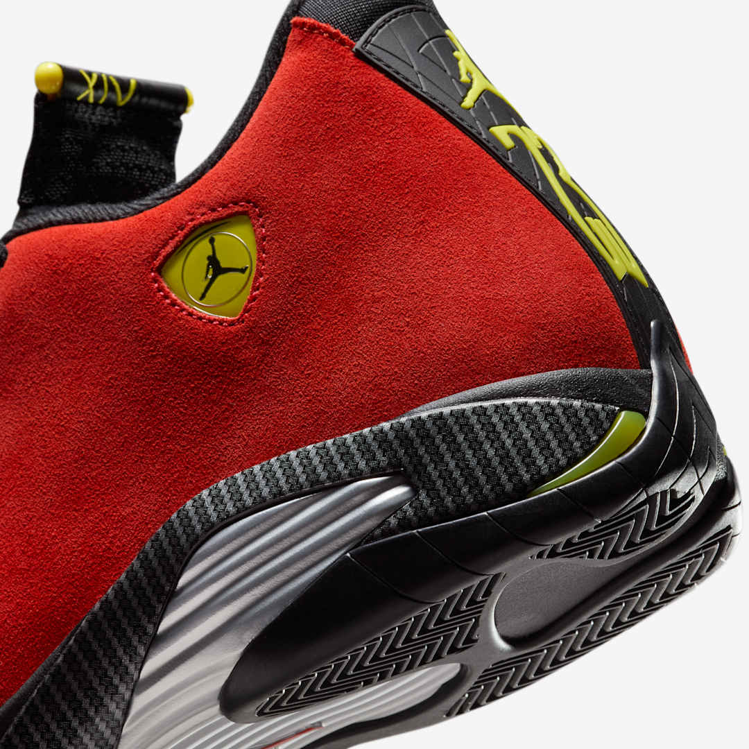 Air Jordan 14 "Ferrari" 2025 Release Date, Price & Where to Buy 2025 10 Air Jordan 14 "Ferrari" IF5015-600
