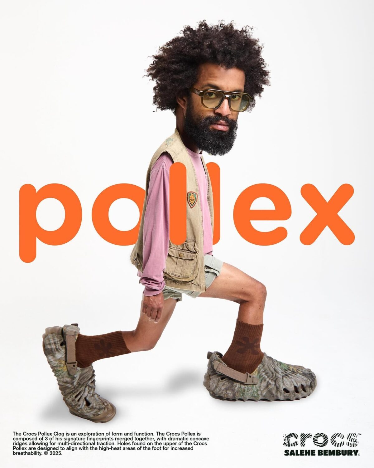 Salehe Bembury x Crocs Pollex Clog "F&F Tree Camo" Release Date, Price & Where to Buy 2025 2 1748507079 871 Salehe Bembury x Crocs Pollex Clog FF Tree Camo Release