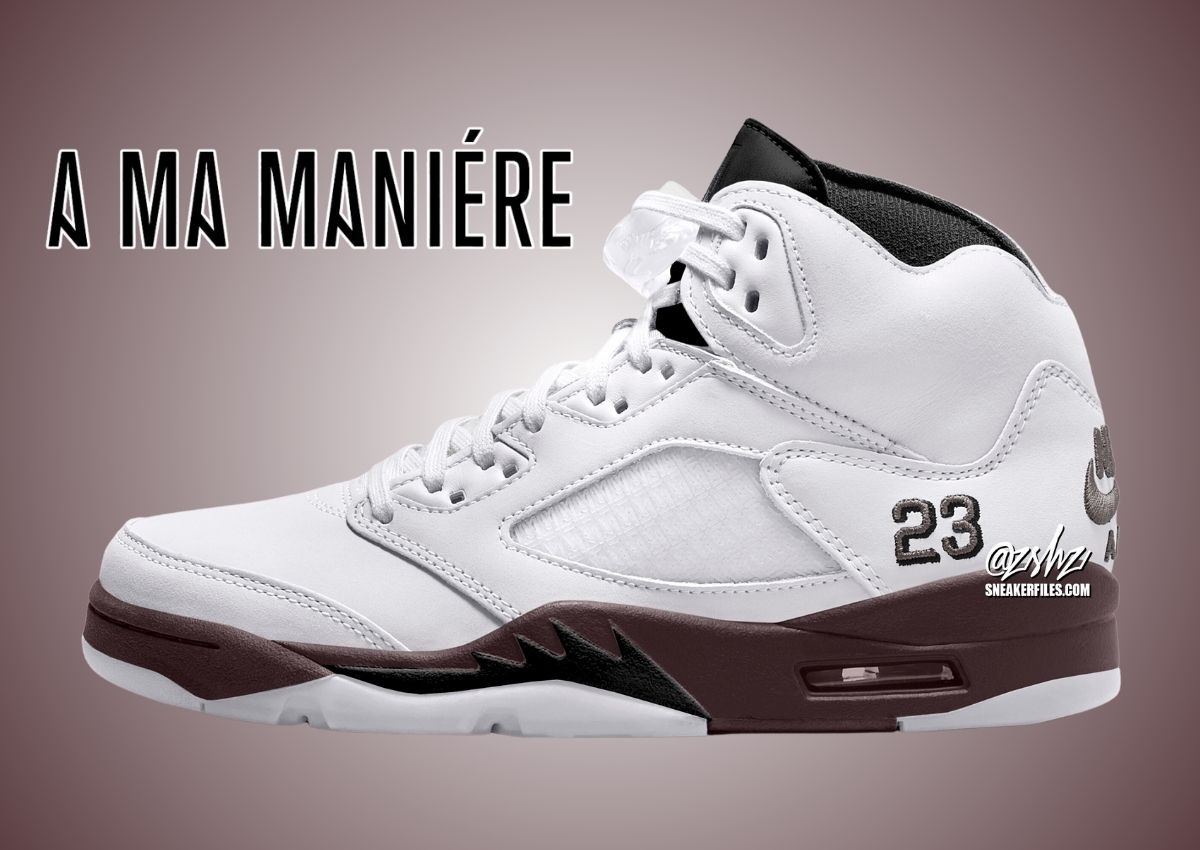 A Ma Maniere x Air Jordan 5 Retro SP "White/Violet Ore" IB1528-100 Release Date, Price & Where to Buy 2025 1 A Ma Maniere x Air Jordan 5 Retro SP WhiteViolet
