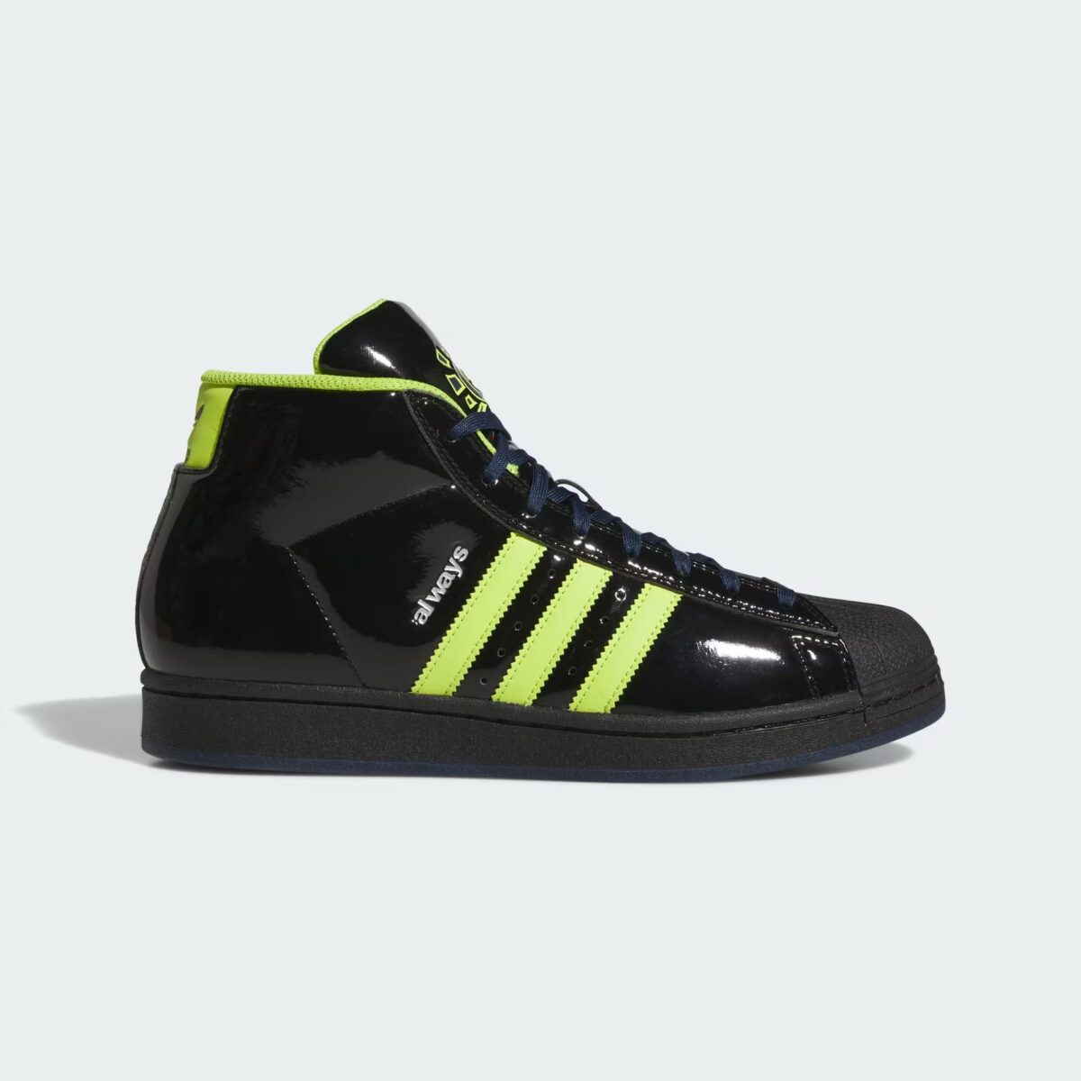 Always x adidas Pro Model ADV "Core Black/Semi Solar Slime" Release Date, Price & Where to Buy 2025 1 Always x adidas Pro Model ADV Core BlackSemi Solar Slime
