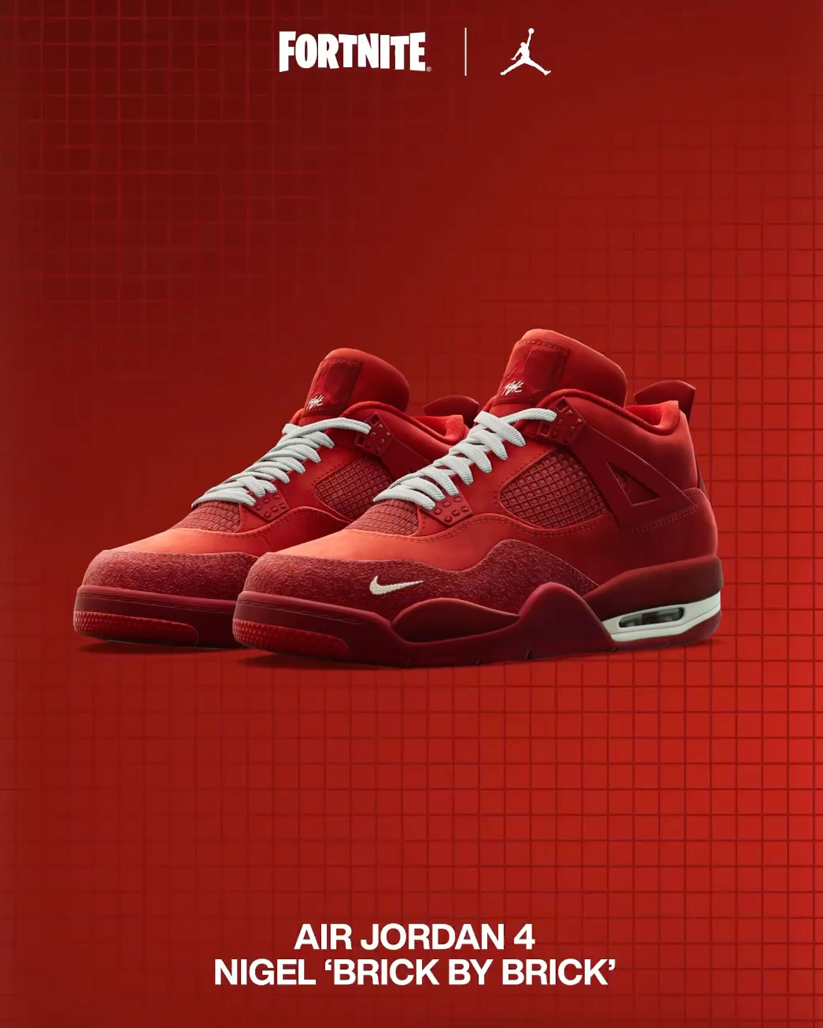 Nigel Sylvester Air Jordan 4 Brick By Brick Fortnite Kicks 3