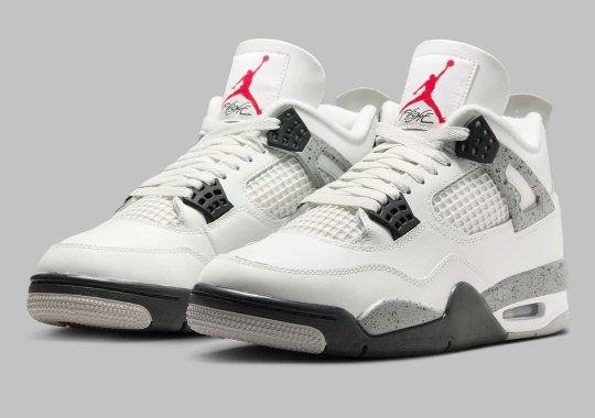 Official Images Of The Air Jordan 4 "White Cement"