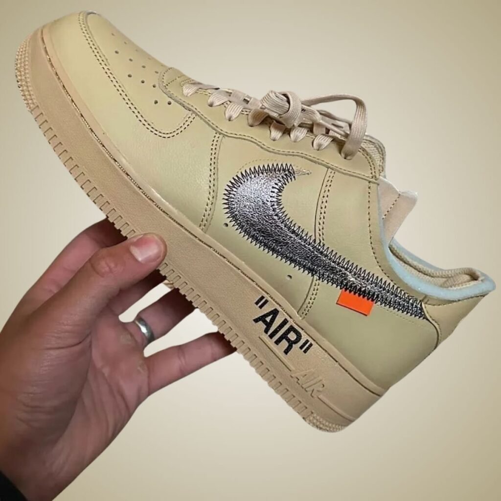 Off-White x Nike Air Force 1 Low Sesame FD6900-200 Release Date, Price & Where to Buy 2025 6 Off-White Nike Air Force 1 Low Sesame FD6900-200