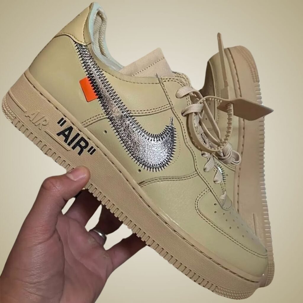 Off-White x Nike Air Force 1 Low Sesame FD6900-200 Release Date, Price & Where to Buy 2025 4 Off-White Nike Air Force 1 Low Sesame FD6900-200