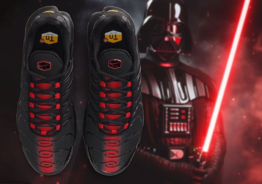 Darth Vader's Red Lightsaber Appears On This Nike Air Max Plus