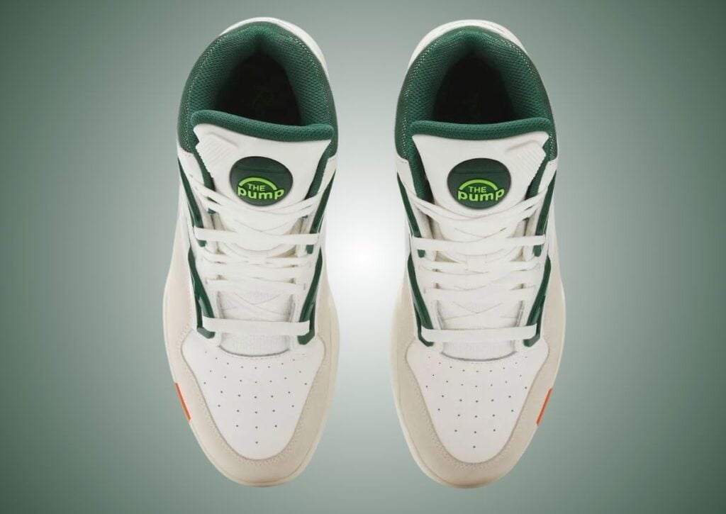 Reebok Pump Omni Zone II Chalk Dark Green 100209103 Release Date, Price & Where to Buy 2025 7 Reebok Pump Omni Zone II Chalk Dark Green 100209103