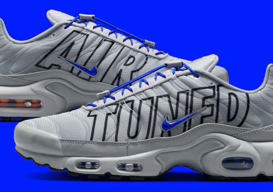 "Tuned Air" Spell-Out Text Is In Focus For The Nike Air Max