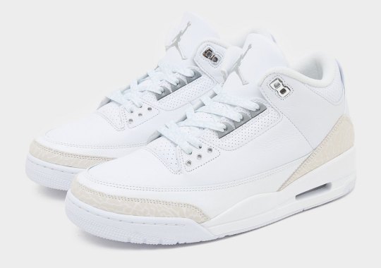 Official Retailer Images Of The Air Jordan 3 "Pure Money"