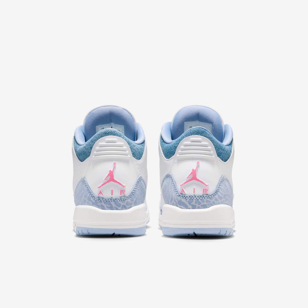 Air Jordan 3 GS "Denim/Pink Glow" HQ0784-101 Release Date, Price & Where to Buy 2025 6 Air Jordan 3 GS HQ0784-101