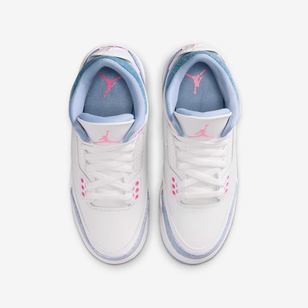 Air Jordan 3 GS "Denim/Pink Glow" HQ0784-101 Release Date, Price & Where to Buy 2025 4 Air Jordan 3 GS HQ0784-101
