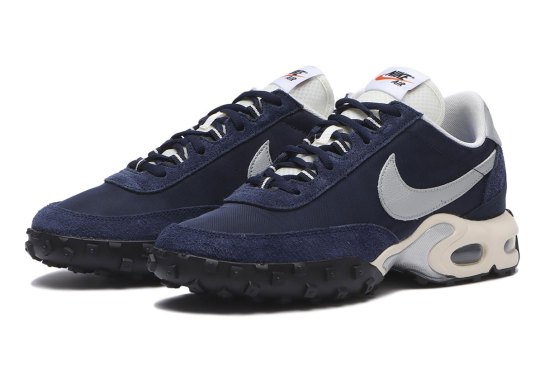 The Nike Air Max Waffle Settles Down In "Navy/Silver"