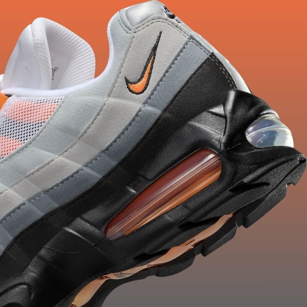 Nike Air Max 95 Bright Mandarin 2.0 HM4740-101 Release Date, Price & Where to Buy 2025 15 Nike Air Max 95 OG Bright Mandarin 2.0 HM4740-101
