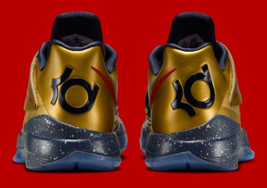 The Nike KD 4 "Gold Medal" Is Back Thirteen Years Later