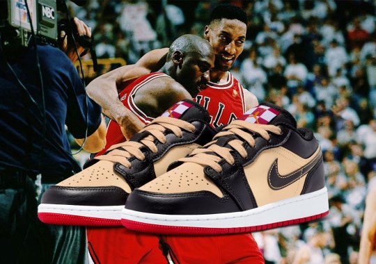 Pizza-Themed Air Jordan 1 Calls Back To The Flu Game Conspiracy
