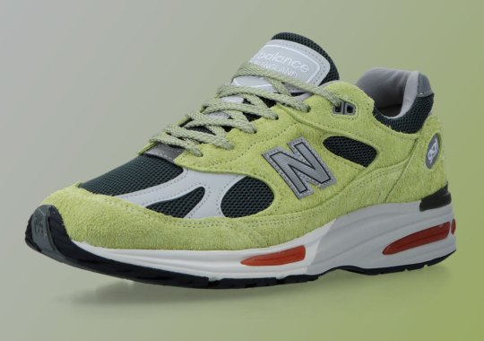 The New Balance 991v2 Comes Dressed In Green Suedes Again