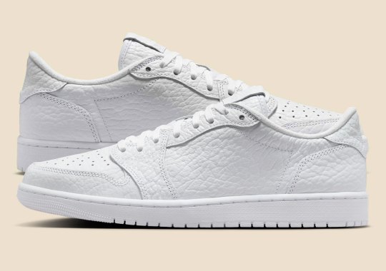 The Swooshless Air Jordan 1 Low “Triple White” Returns This Fall