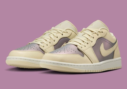 The Air Jordan 1 Low Takes An Iridescent Finish