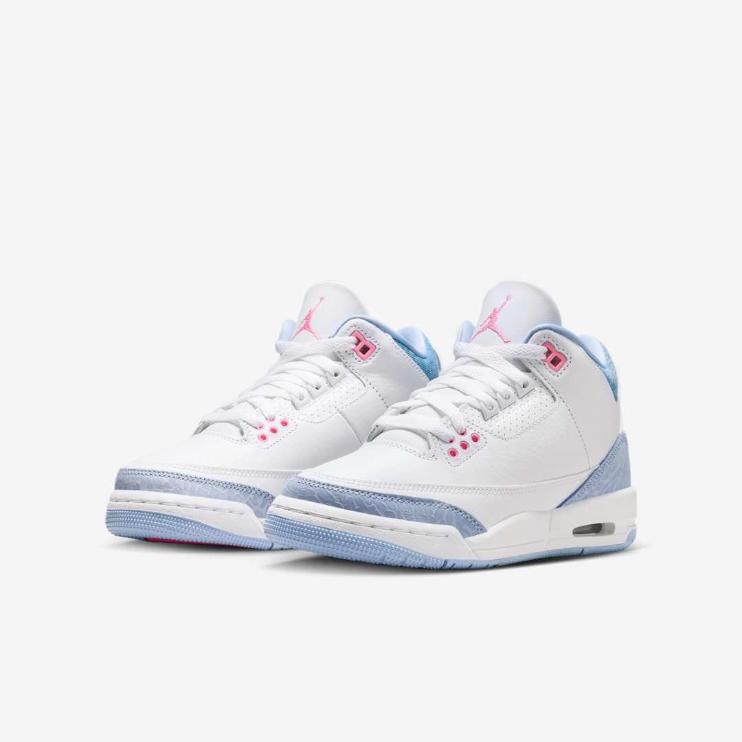 Air Jordan 3 GS "Denim/Pink Glow" HQ0784-101 Release Date, Price & Where to Buy 2025 1 Air Jordan 3 GS HQ0784-101