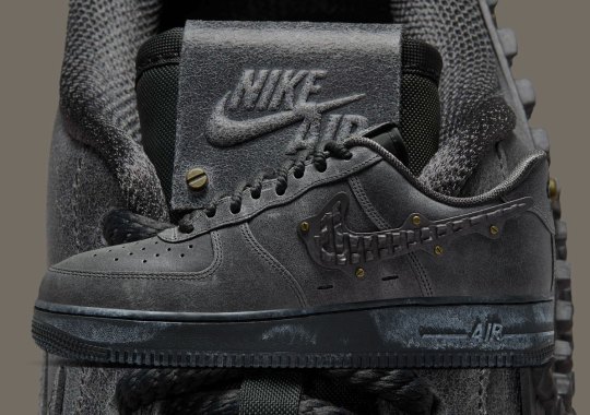 A Metalwork Aesthetic Crashes Onto The Nike Air Force 1