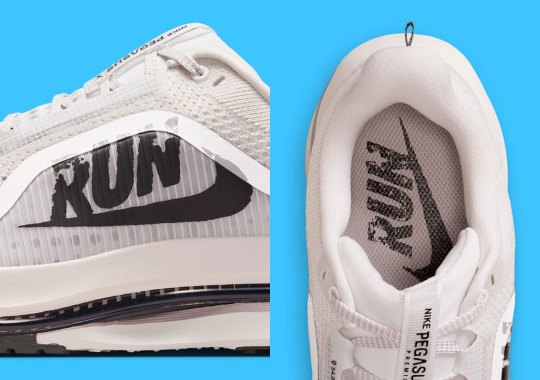Nike Running's Reverse Swoosh "Run" Logo Hits Two Ways On The Pegasus Premium