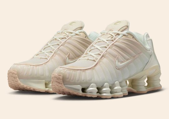 The Nike Shox TL Suits Up In Light Pastels For Summer