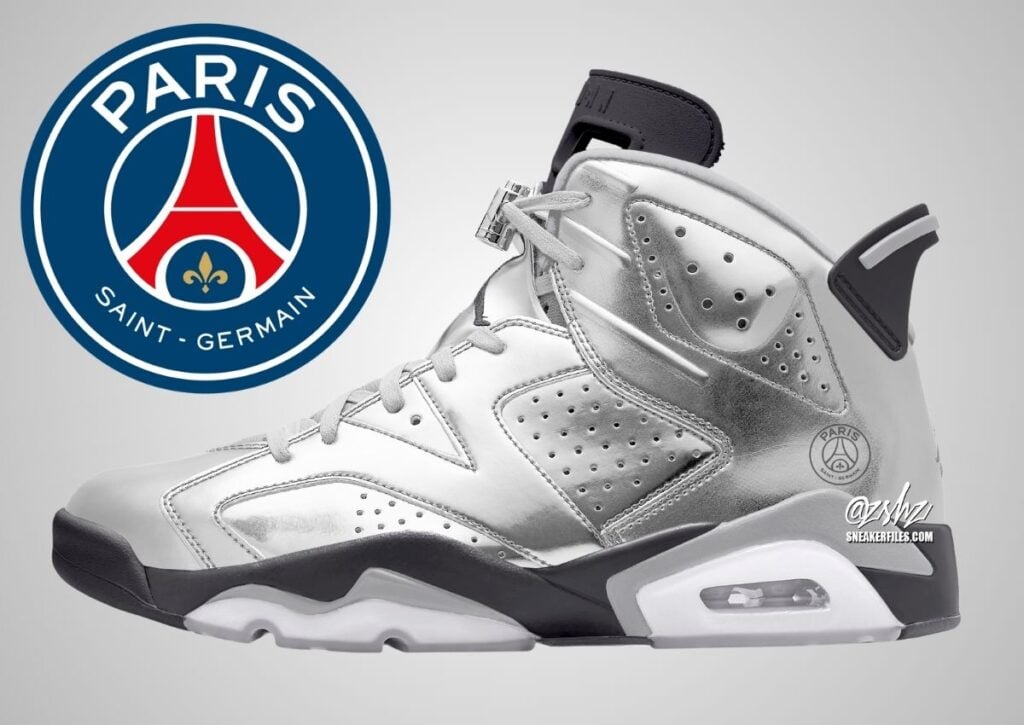 PSG Air Jordan 6 Metallic Silver IQ5135-001 2026