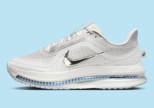 The Nike Pegasus Premium Continues To Shine With Chrome Swooshes